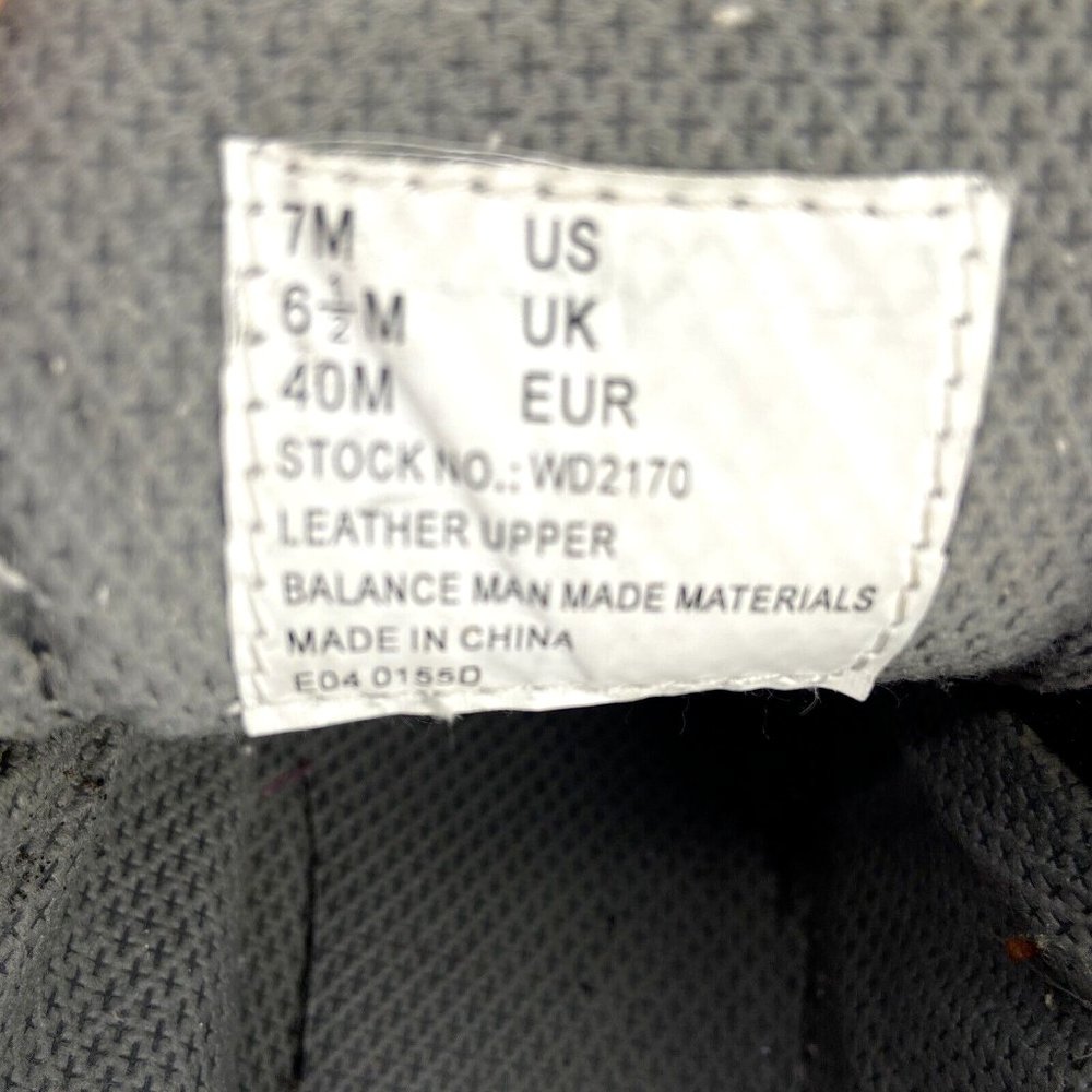 VTG Dickies Leather Lug Sole Shoes Black Womens Size 7 Genuine Grunge Speed Lace - Picture 16 of 16